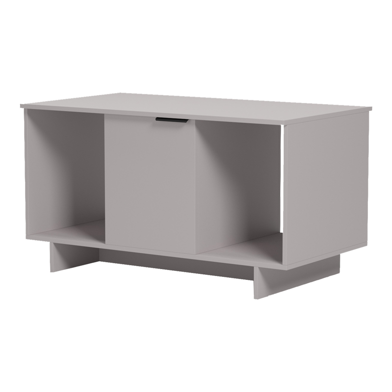 Τραπέζι σαλονιού Nalinda pakoworld taupe 100x55x55εκ