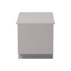 Τραπέζι σαλονιού Nalinda pakoworld taupe 100x55x55εκ