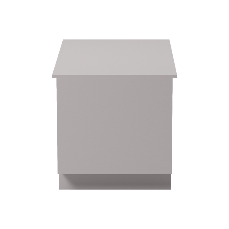 Τραπέζι σαλονιού Nalinda pakoworld taupe 100x55x55εκ