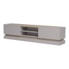 Έπιπλο τηλεόρασης Wendo pakoworld taupe-sonoma 200x37x47εκ
