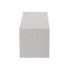 Έπιπλο τηλεόρασης επιτοίχιο Olande pakoworld sonoma-λευκό 210x35x48εκ