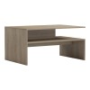 Τραπέζι σαλονιού Coffa pakoworld sonoma 90x60x45εκ