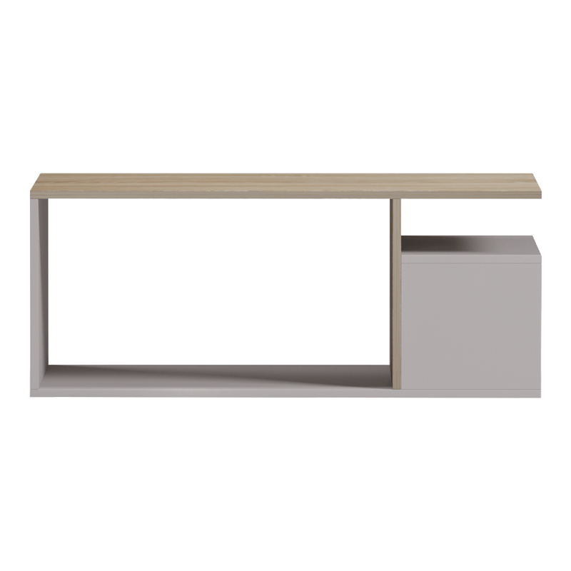 Τραπέζι σαλονιού Wendo pakoworld taupe-sonoma 91x37x50εκ