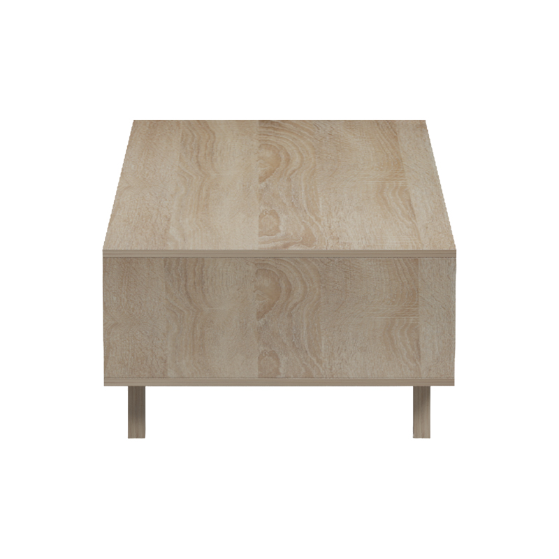 Τραπέζι σαλονιού Elonza pakoworld sonoma-ανθρακί 120x60x36εκ