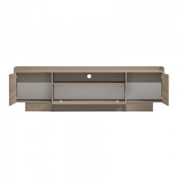 Έπιπλο τηλεόρασης Derden pakoworld sonoma 197x38x58εκ