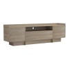 Έπιπλο τηλεόρασης Derden pakoworld sonoma 197x38x58εκ