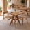 Τραπέζι Cadrada pakoworld teak ξύλο σε φυσική απόχρωση 70x70x76εκ