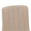 Σκαμπό μπαρ Dalby pakoworld sonoma rubberwood και μπεζ ύφασμα 50x45x102,5εκ