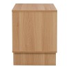Κομοδίνο Jenfia pakoworld mdf σε φυσική απόχρωση 48x39x50,5εκ