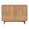 Μπουφές Jenfia pakoworld mdf σε φυσική απόχρωση 101,2x39x75,5εκ