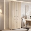Ντουλάπα γραφείου Armadi pakoworld σε oak-μπεζ 80x40x200εκ