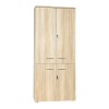 Ντουλάπα γραφείου Armadi pakoworld σε oak-μπεζ 80x40x200εκ
