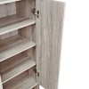 Παπουτσοθήκη Ντουλάπι Lemba pakoworld sonoma 80x33x120εκ