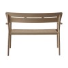 Παγκάκι διθέσιο Cadrin pakoworld cappuccino PP 117x60x83εκ