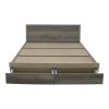 Κρεβάτι διπλό Olympus pakoworld με συρτάρι castillo toro 160x200εκ