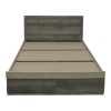 Κρεβάτι ημίδιπλο Olympus pakoworld με συρτάρι castillo toro 120x200εκ