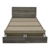 Κρεβάτι ημίδιπλο Olympus pakoworld με συρτάρι castillo toro 120x200εκ