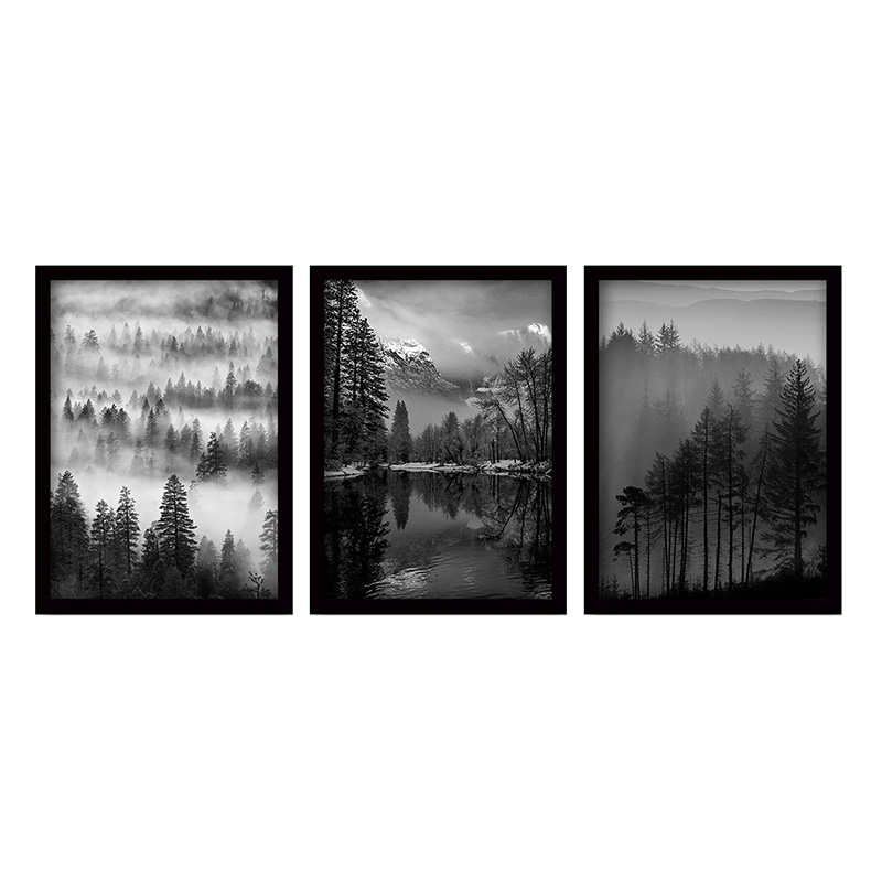 Πίνακας σε MDF PWF-0497 pakoworld  ψηφιακή εκτύπωση τρίπτυχο