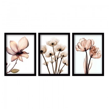 Πίνακας σε MDF PWF-0499 pakoworld  ψηφιακή εκτύπωση τρίπτυχο