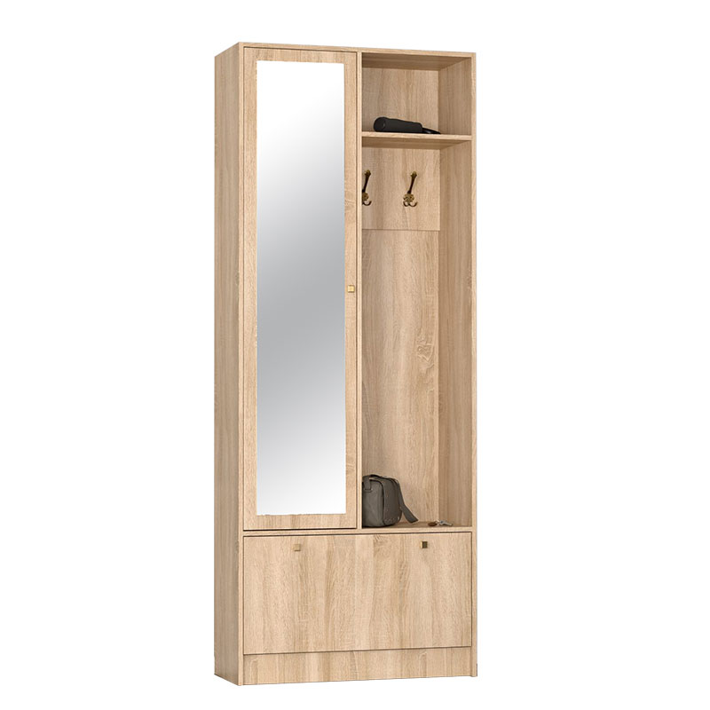 Έπιπλο εισόδου Gabrielle pakoworld sonoma 85x35x216εκ