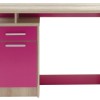 Γραφείο εργασίας Looney pakoworld χρώμα castillo-ροζ 100x55x75εκ