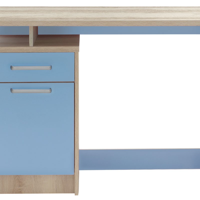 Γραφείο εργασίας Looney pakoworld χρώμα castillo-μπλε 100x55x75εκ