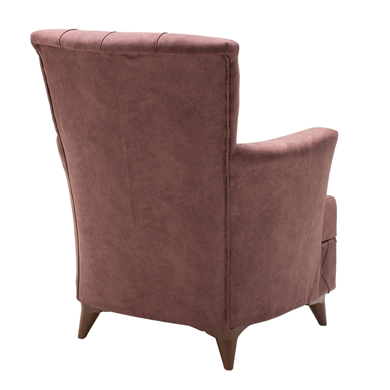 Πολυθρόνα-μπερζέρα Lalezar pakoworld ύφασμα σάπιο μήλο antique 76x86x91εκ