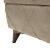 Πολυθρόνα-μπερζέρα Lalezar pakoworld ύφασμα μπεζ antique 76x86x91εκ