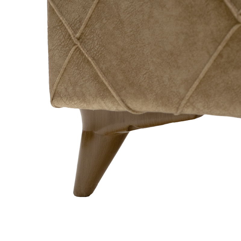 Πολυθρόνα-μπερζέρα Lalezar pakoworld ύφασμα καφέ antique 76x86x91εκ