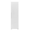Ντουλάπι-στήλη Diamond1 pakoworld λευκό gloss 50x35x187εκ