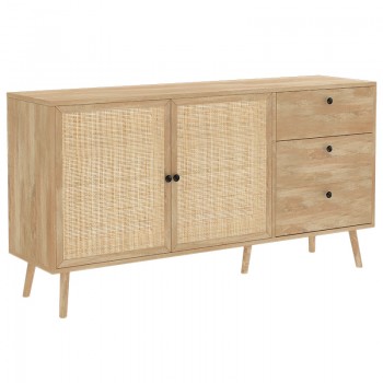 Μπουφές Oslo pakoworld sonoma 150x39x79εκ