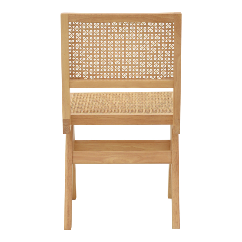 Καρέκλα Winslow pakoworld φυσικό rubberwood 45x56x82εκ