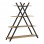 Βιβλιοθήκη Tree pakoworld μαύρο-φυσικό 120x33x135εκ