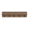 Κρεμάστρα τοίχου Esform pakoworld oak μελαμίνης 80x11x18εκ