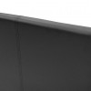 Κρεβάτι Nevil pakoworld 100x200 PU χρώμα μαύρο ματ