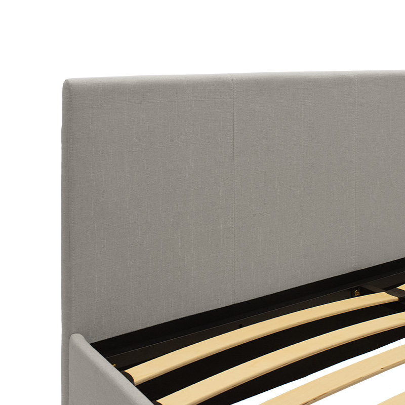 Κρεβάτι Norse pakoworld ύφασμα γκρι με αποθηκευτικό χώρο 160x200εκ