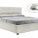Κρεβάτι Roi pakoworld 160x200 PU λευκό ματ + αποθηκευτικό χώρο