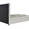Κρεβάτι Roi pakoworld 160x200 PU λευκό ματ + αποθηκευτικό χώρο