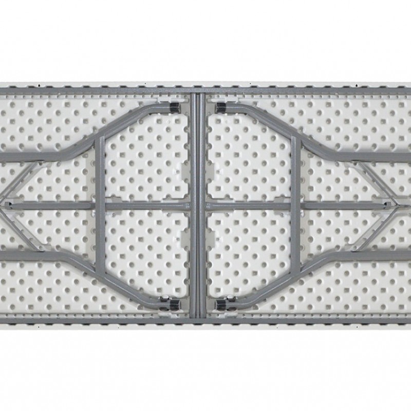 Τραπέζι catering-συνεδρίου Aprilia pakoworld λευκό μονοκόμματη επιφάνεια 183x76x74εκ