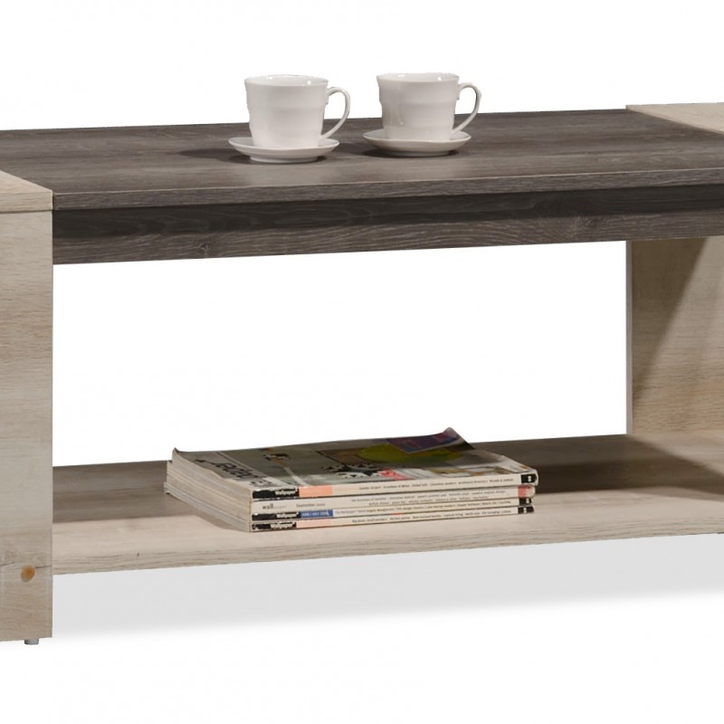 Τραπέζι σαλονιού OLYMPUS pakoworld χρώμα castillo-toro 110x51x42,5εκ