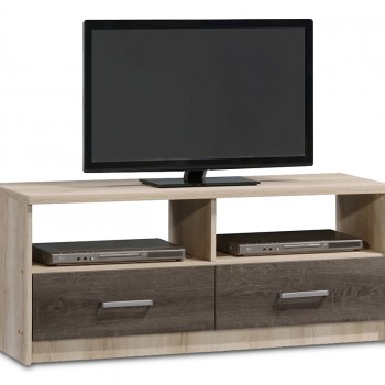 Έπιπλο τηλεόρασης OLYMPUS pakoworld χρώμα castillo-toro 120x39,5x50εκ