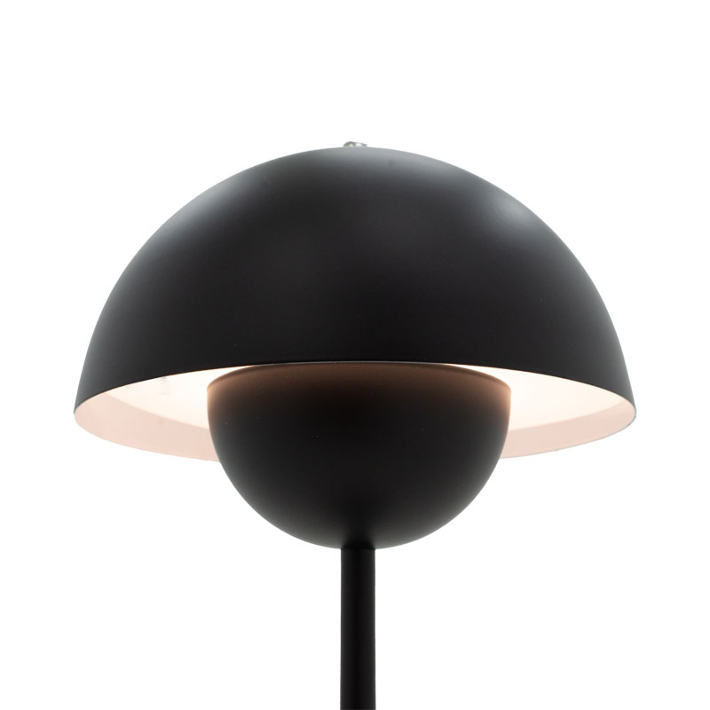 Επιτραπέζιο φωτιστικό Creative pakoworld LED μαύρο Φ18x30εκ