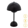 Επιτραπέζιο φωτιστικό Creative pakoworld LED μαύρο Φ18x30εκ