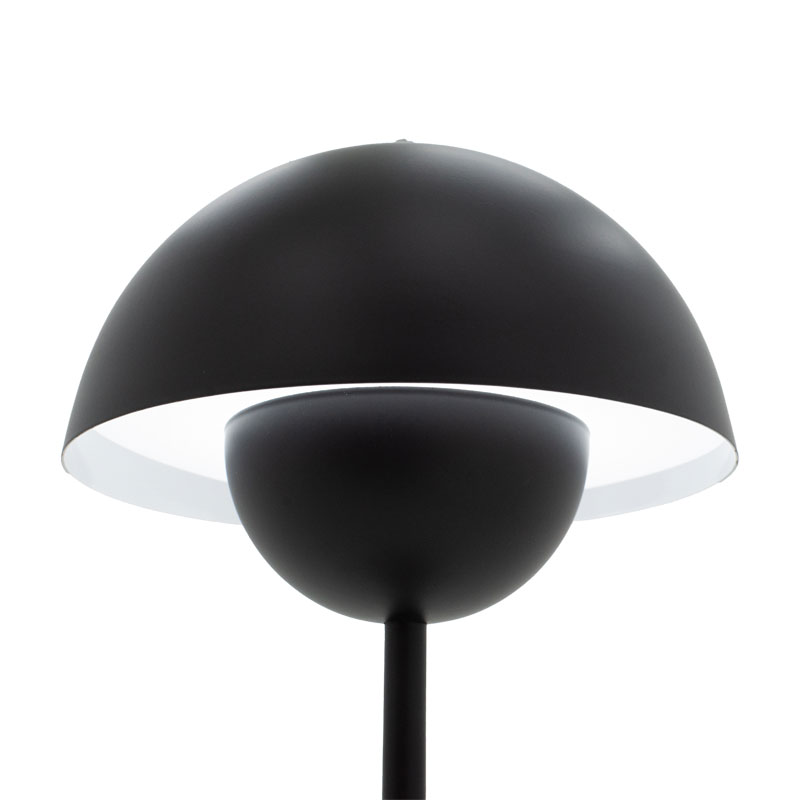 Επιτραπέζιο φωτιστικό Creative pakoworld LED μαύρο Φ18x30εκ