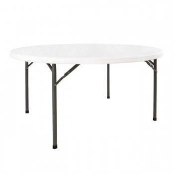 ΤΡΑΠΕΖΙ CATERING-ΣΥΝΕΔΡΙΟΥ HM5043 Φ152Χ74εκ ΠΤΥΣΣΟΜΕΝΟ ΣΤΡΟΓΓΥΛΟ