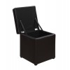 ΣΚΑΜΠΩ ΜΕ ΑΠΟΘΗΚΕΥΤΙΚΟ ΧΩΡΟ PU ΚΑΦΕ CUBE HM224.03 36,5x36,5x36Υεκ.