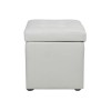 ΣΚΑΜΠΟ ΜΕ ΑΠΟΘΗΚΕΥΤΙΚΟ ΧΩΡΟ PU ΛΕΥΚΟ CUBE HM224.02 36,5x36,5x36Υεκ.