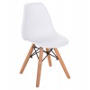 ΚΑΡΕΚΛΑ TWIST KID HM8453.01 ΞΥΛΙΝΑ ΠΟΔΙΑ Κ ΚΑΘΙΣΜΑ PP ΛΕΥΚΟ 31x34x55.5Υεκ