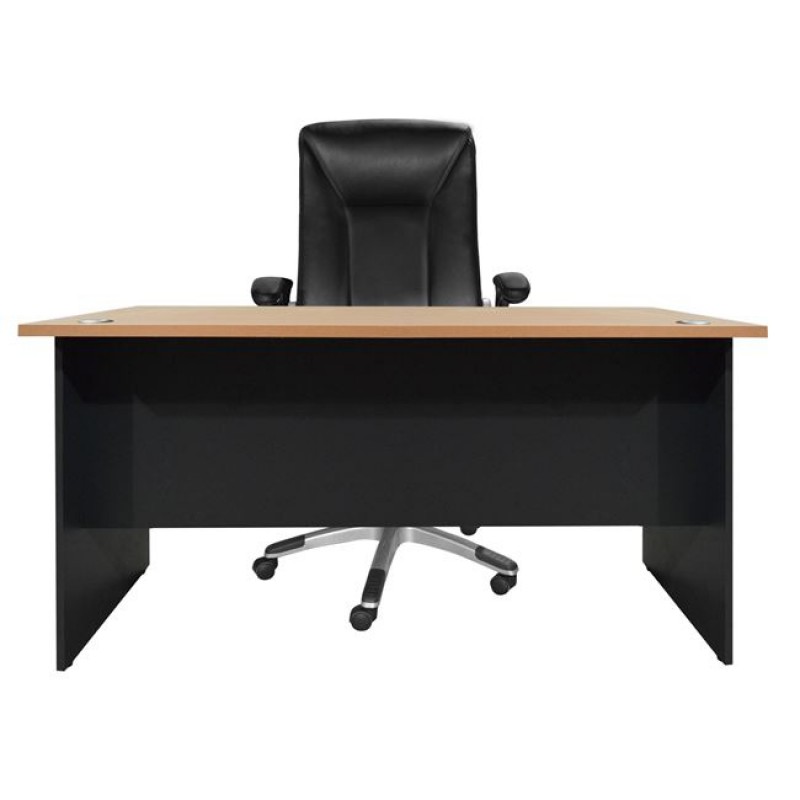 ΓΡΑΦΕΙΟ ΕΠΑΓΓΕΛΜΑΤΙΚΟ SIENNA 120x70x75Y-- HM2015.01 ΓΚΡΙ-ΟΞΙΑ