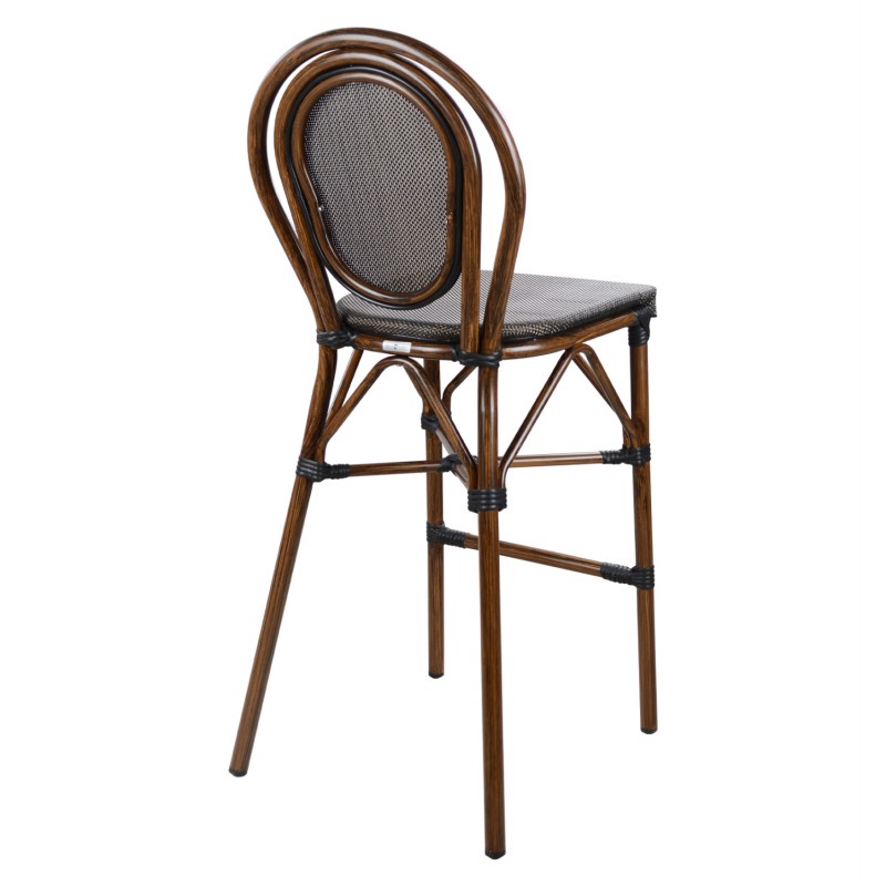 ΣΚΑΜΠΟ ΑΛΟΥΜΙΝΙΟΥ AZARIA HM5059 BAMBOO LOOK ΚΑΦΕ ΜΕ TEXTLINE 44x52x115Υεκ